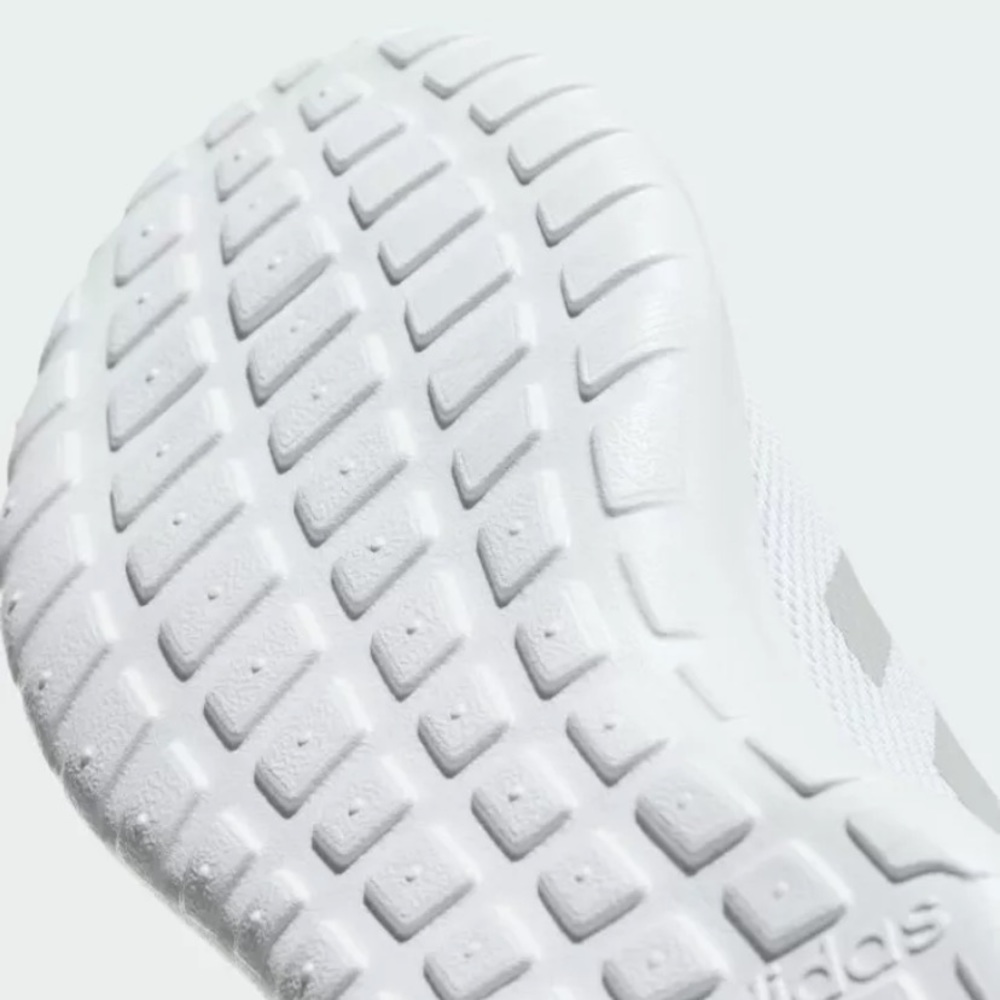 ADIDAS UNISEX YOUTH LITE RACER CLN K IN WHITE - Picture 5 of 6